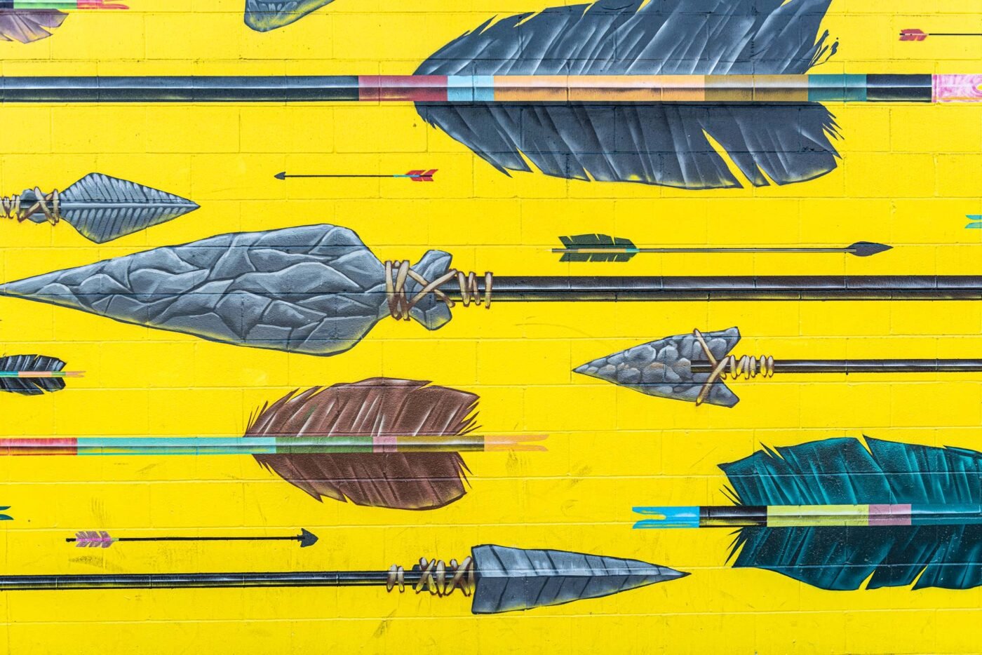 yellow-arrow-wall-portland-oregon